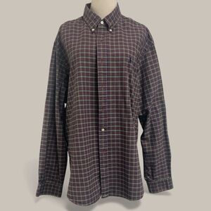 *** LIKE NEW**** Ralph Lauren Burgundy and Green Plaid Shirt
